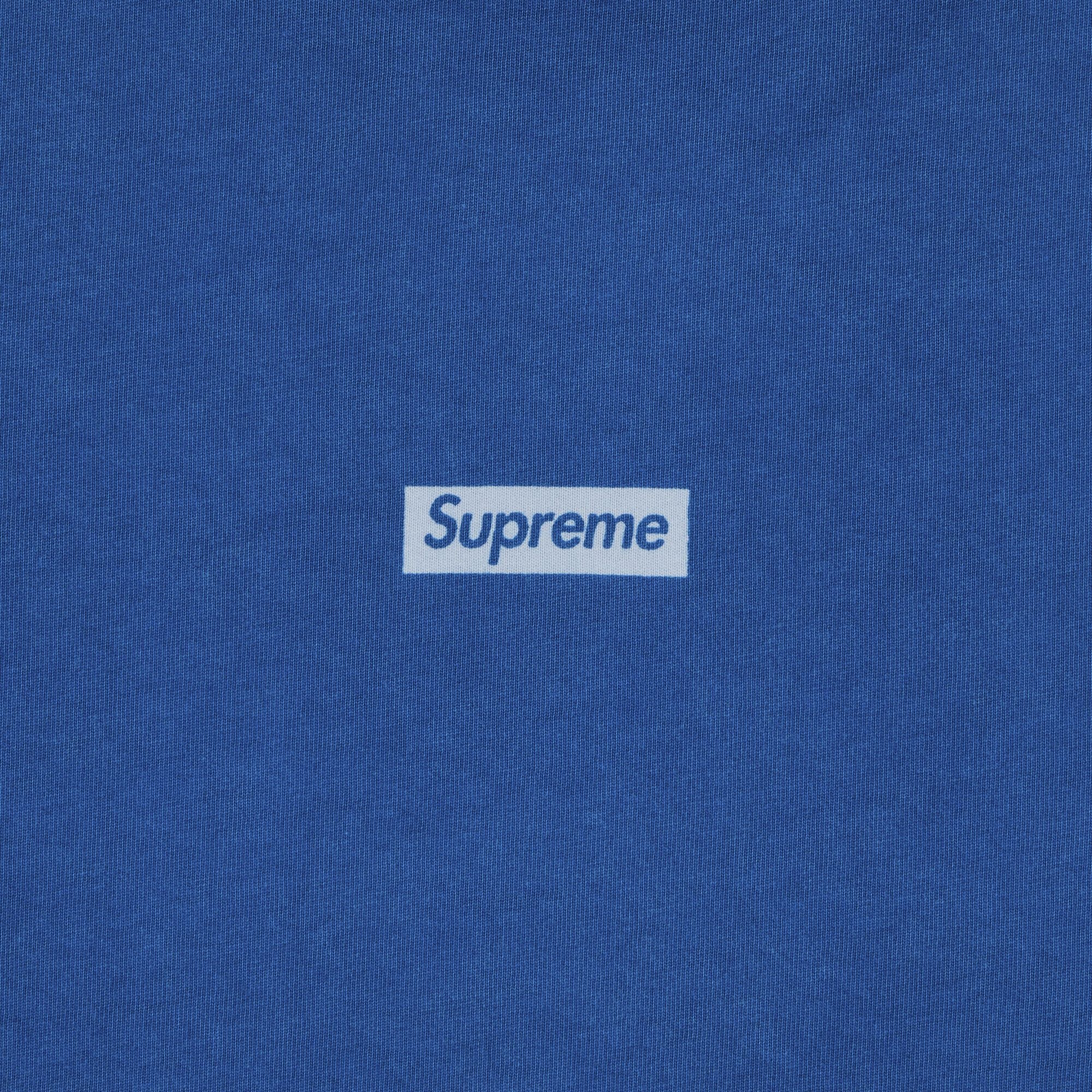 Supreme Overprint Small Box Short-Sleeve Top 'Blue' - 2