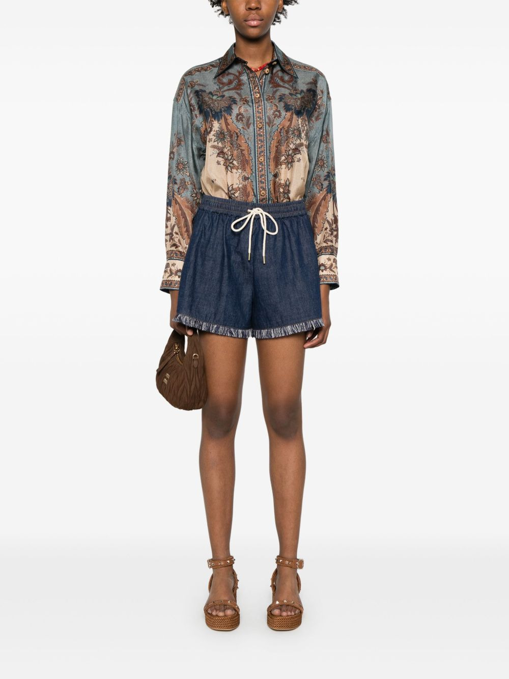 Zimmermann Ascension printed silk shirt - 2