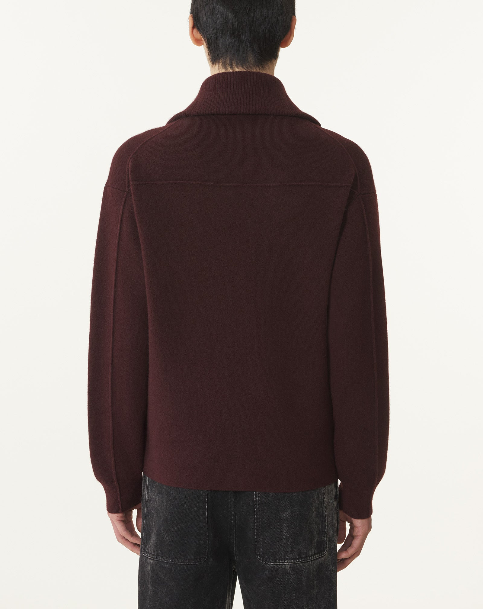 CASHMERE ZIP CARDIGAN - 4