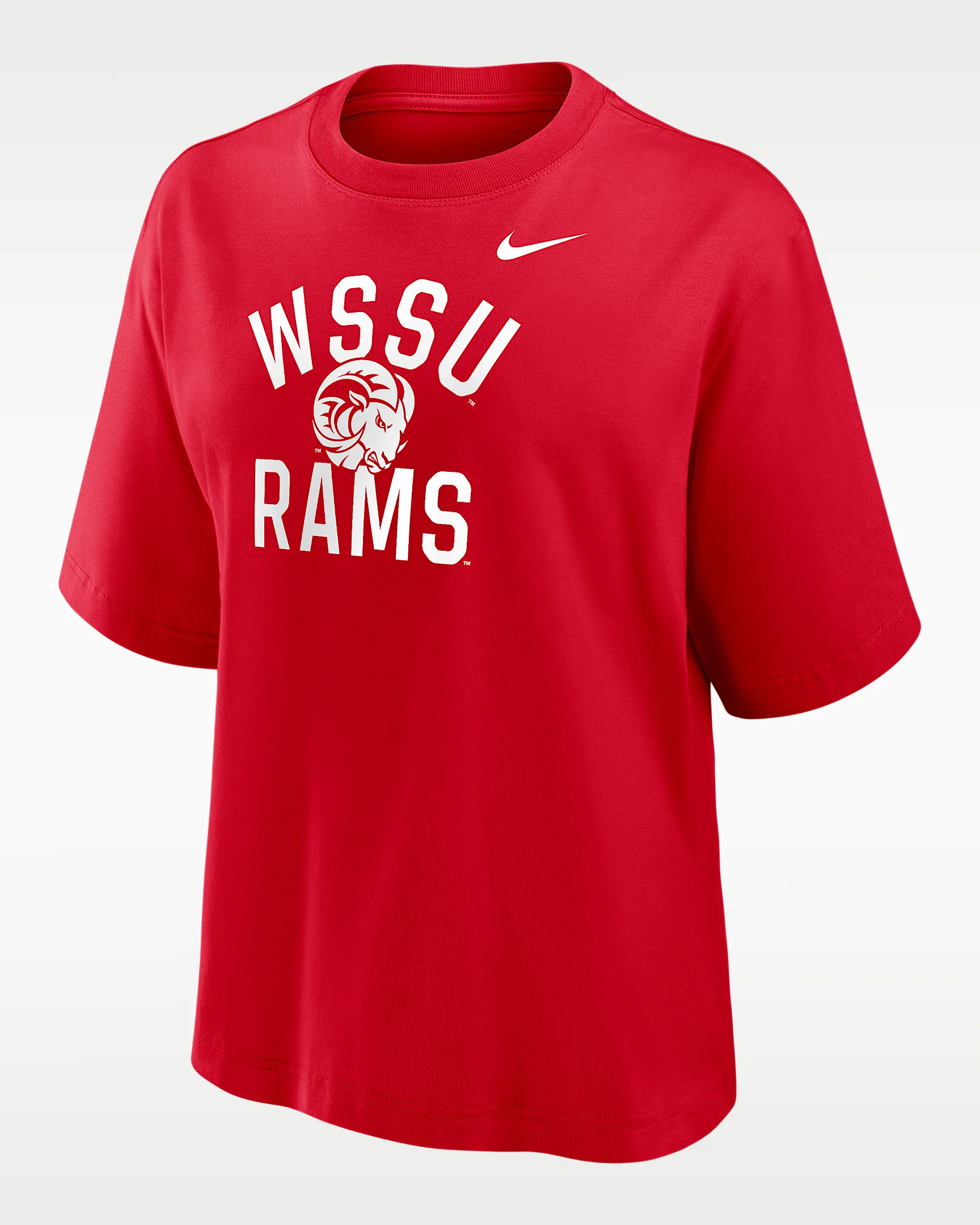 Nike College (Winston-Salem State Rams) Women's Boxy T-Shirt - 1