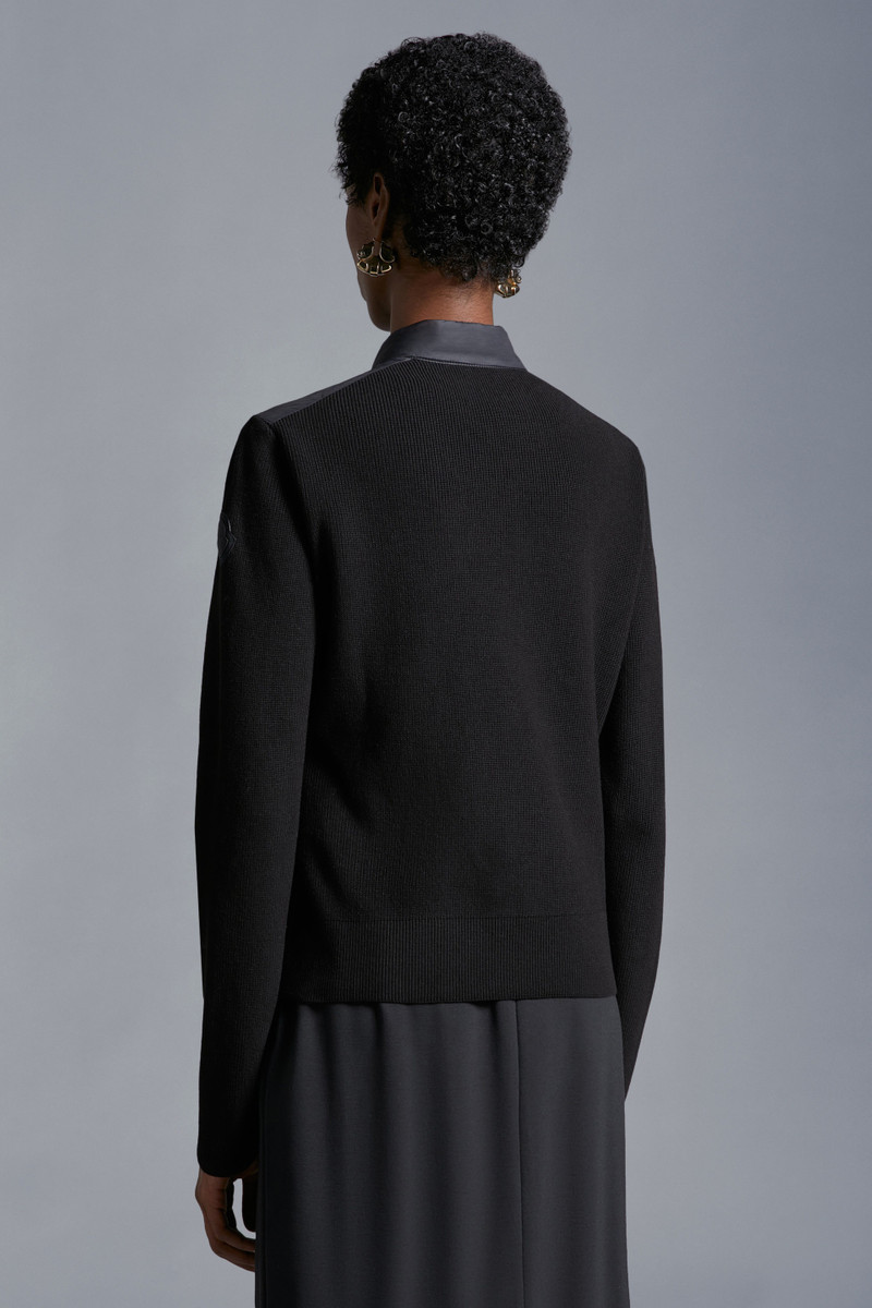 Padded Cotton Zip-Up Cardigan 5