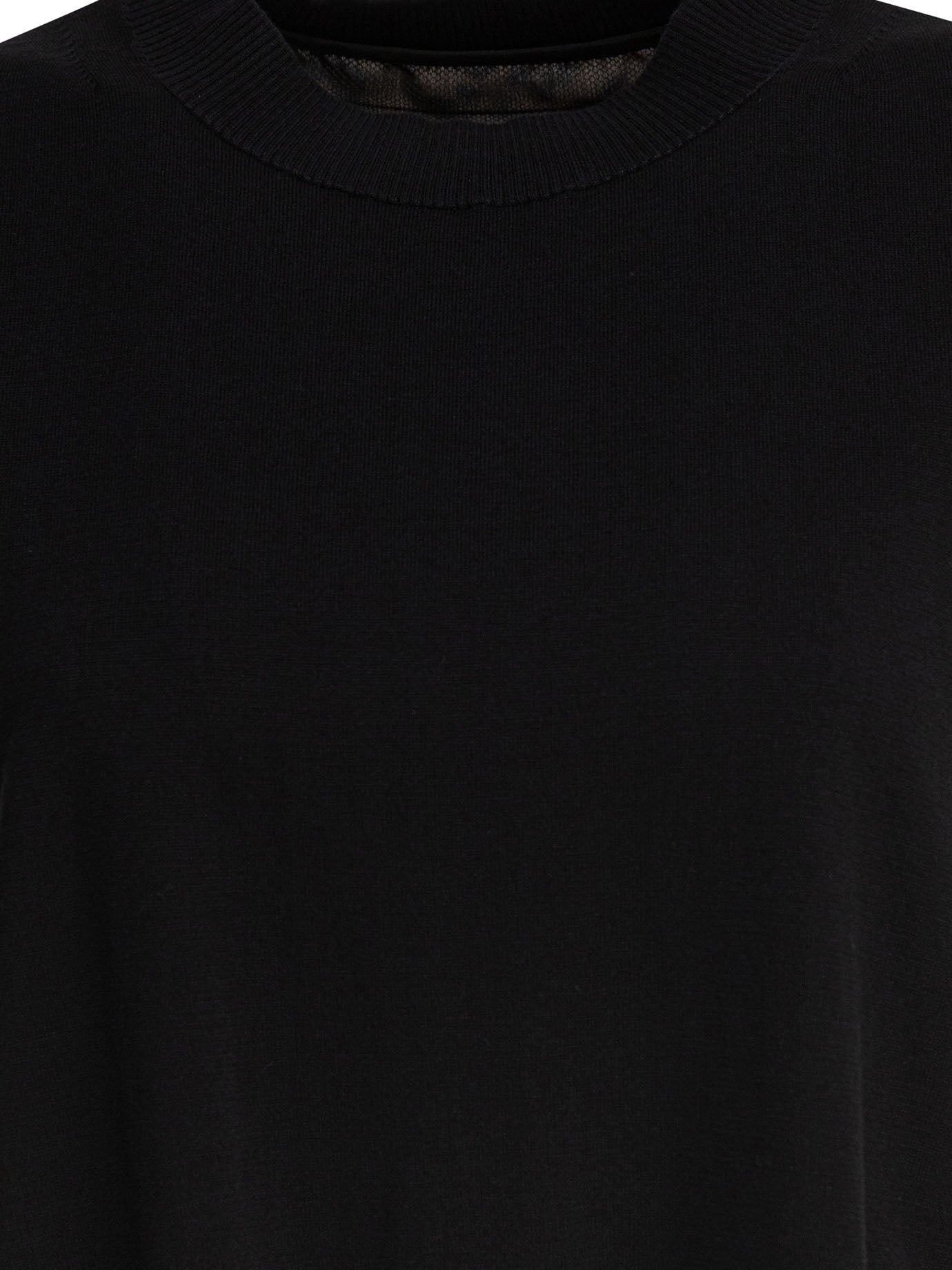 Sacai Leopard Print X Knit Pullover - 3