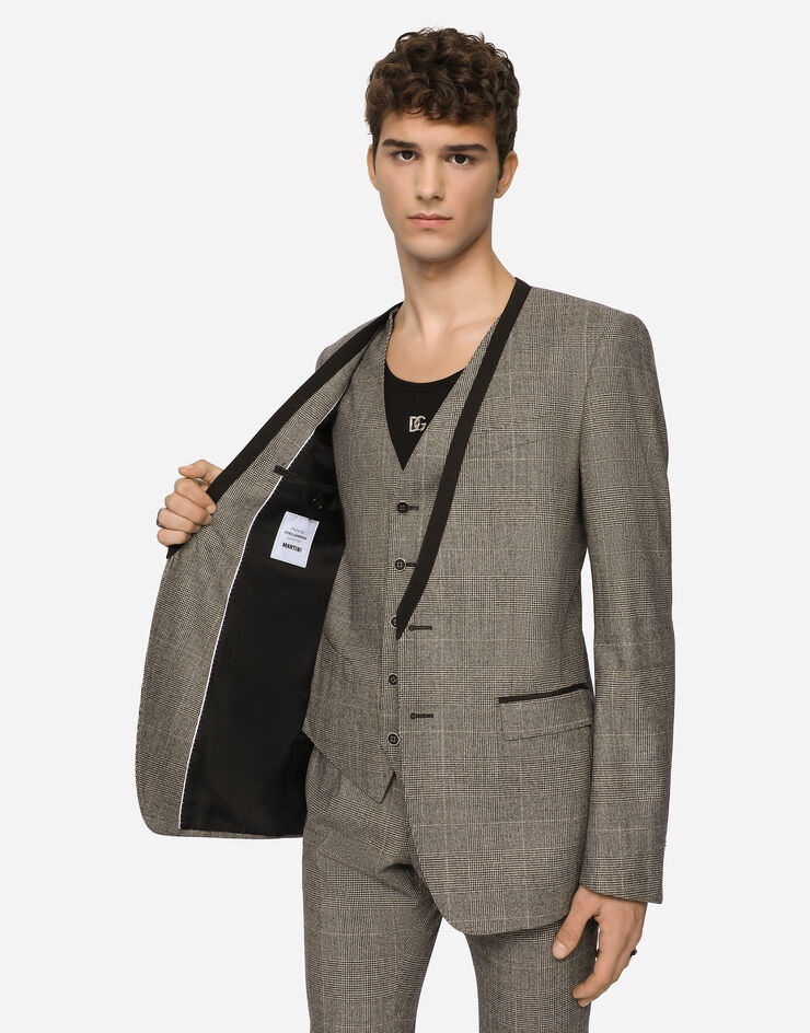 Glen plaid wool Martini-fit suit - 7