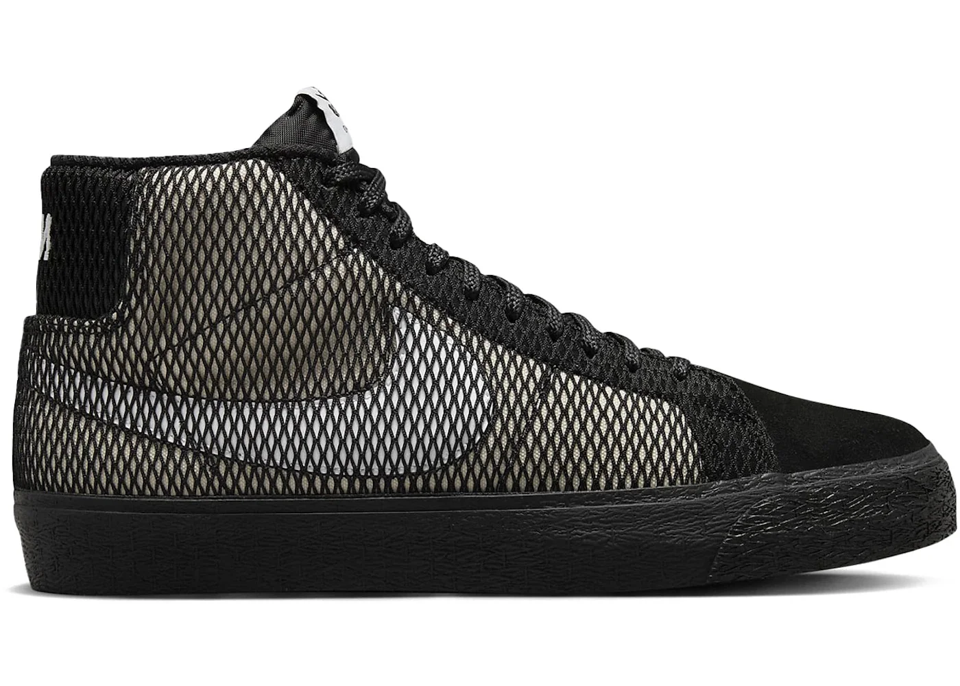 Nike SB Zoom Blazer Mid PRM Black Netting - 1