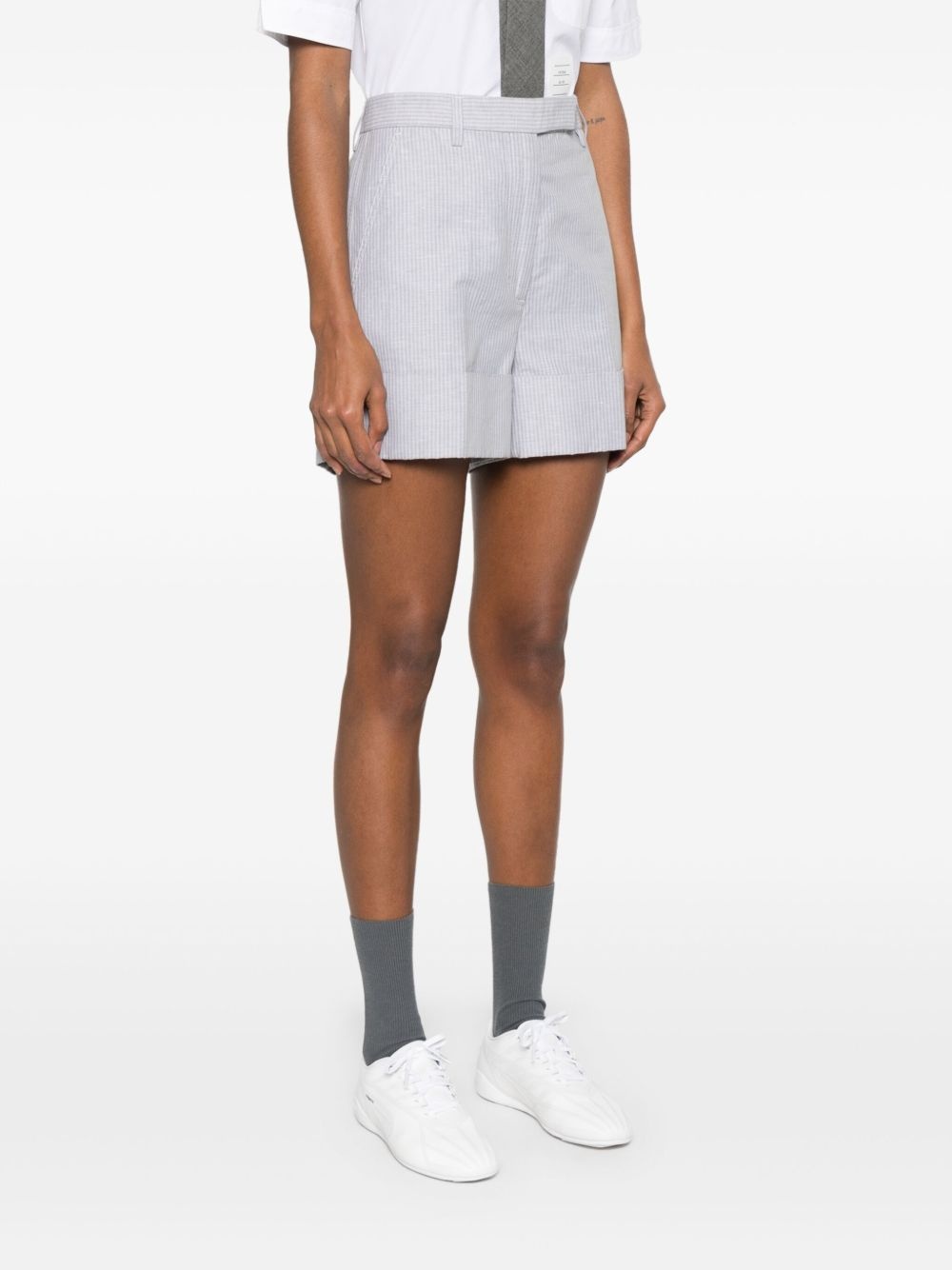 pinstripe shorts - 3