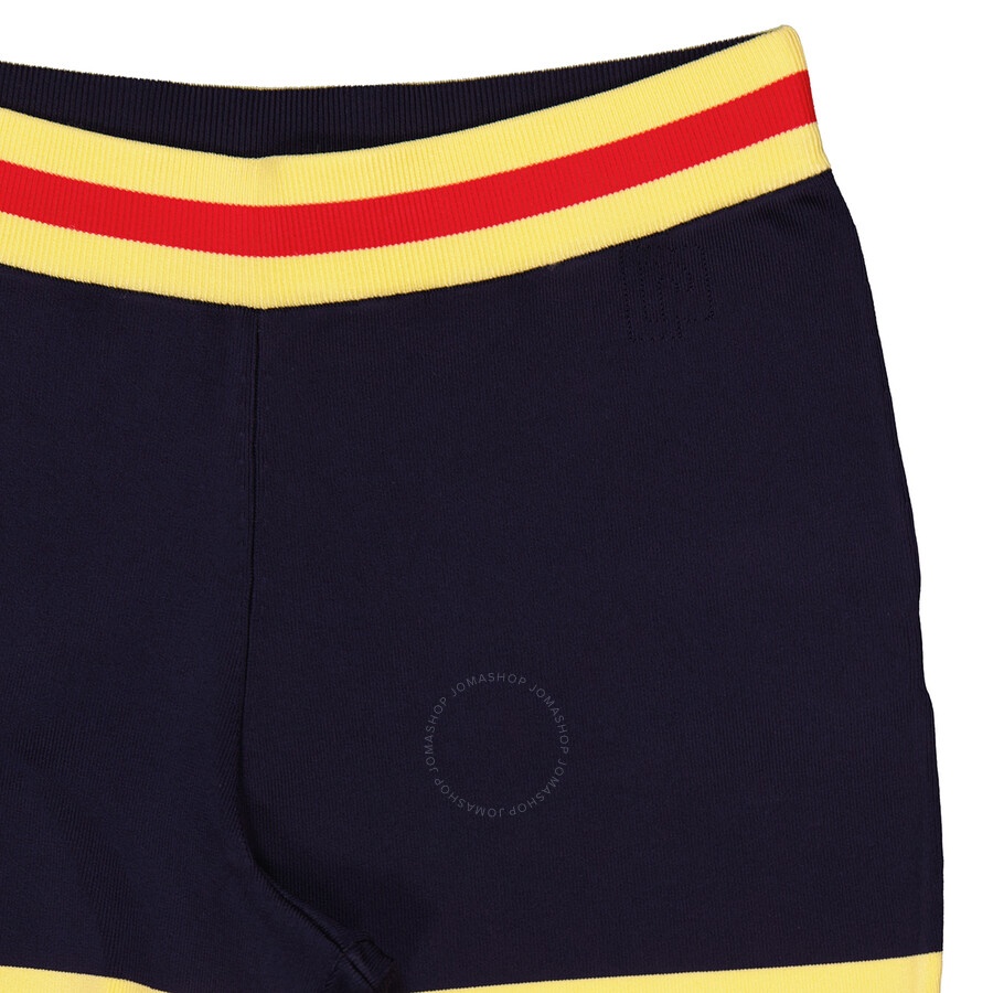 Rabanne Knitted Striped Pantalon Shorts - 7