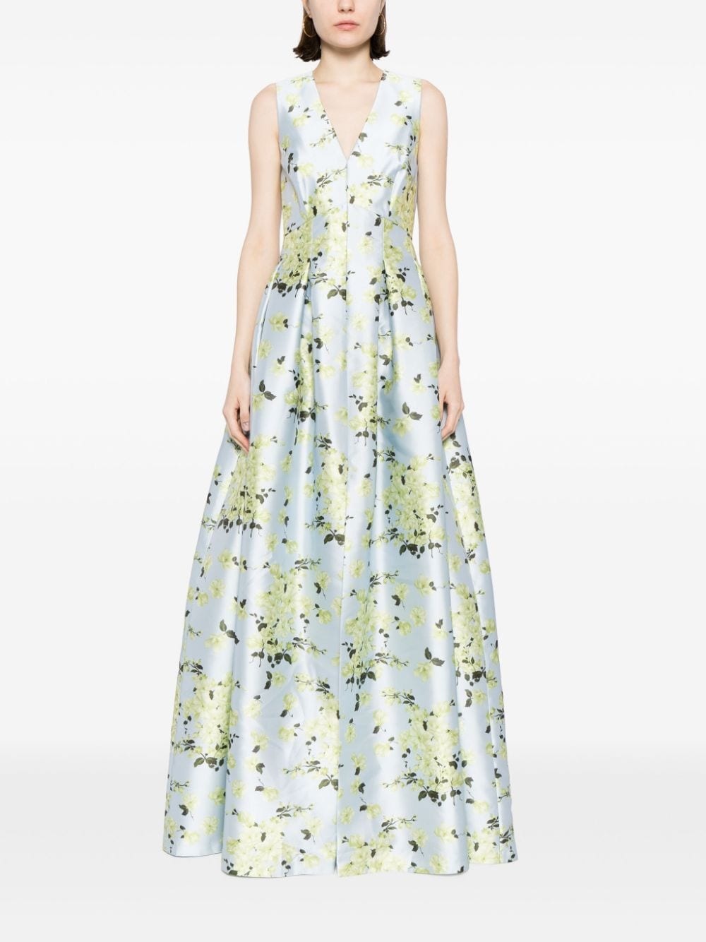 Brooke floral-print gown - 2