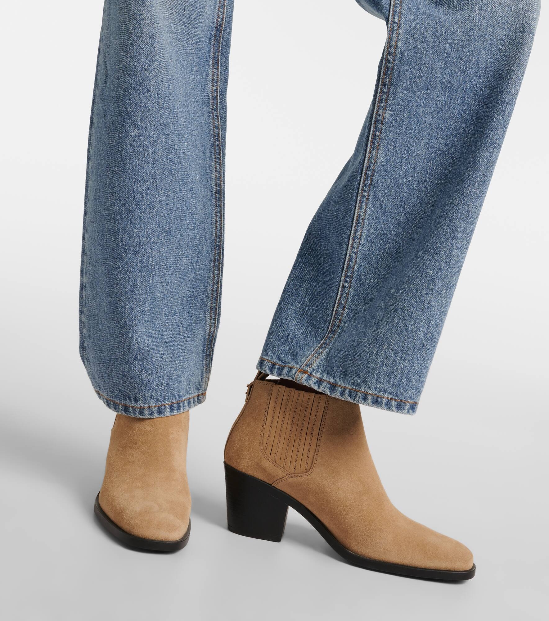 Suede ankle boots - 7