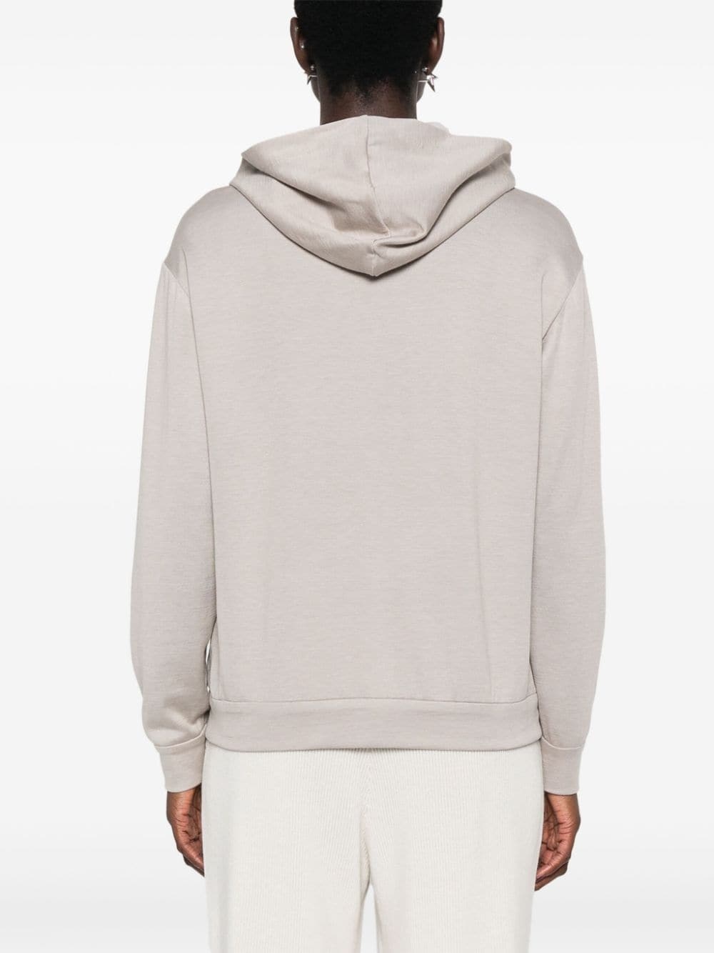 Monili-detail hoodie - 4