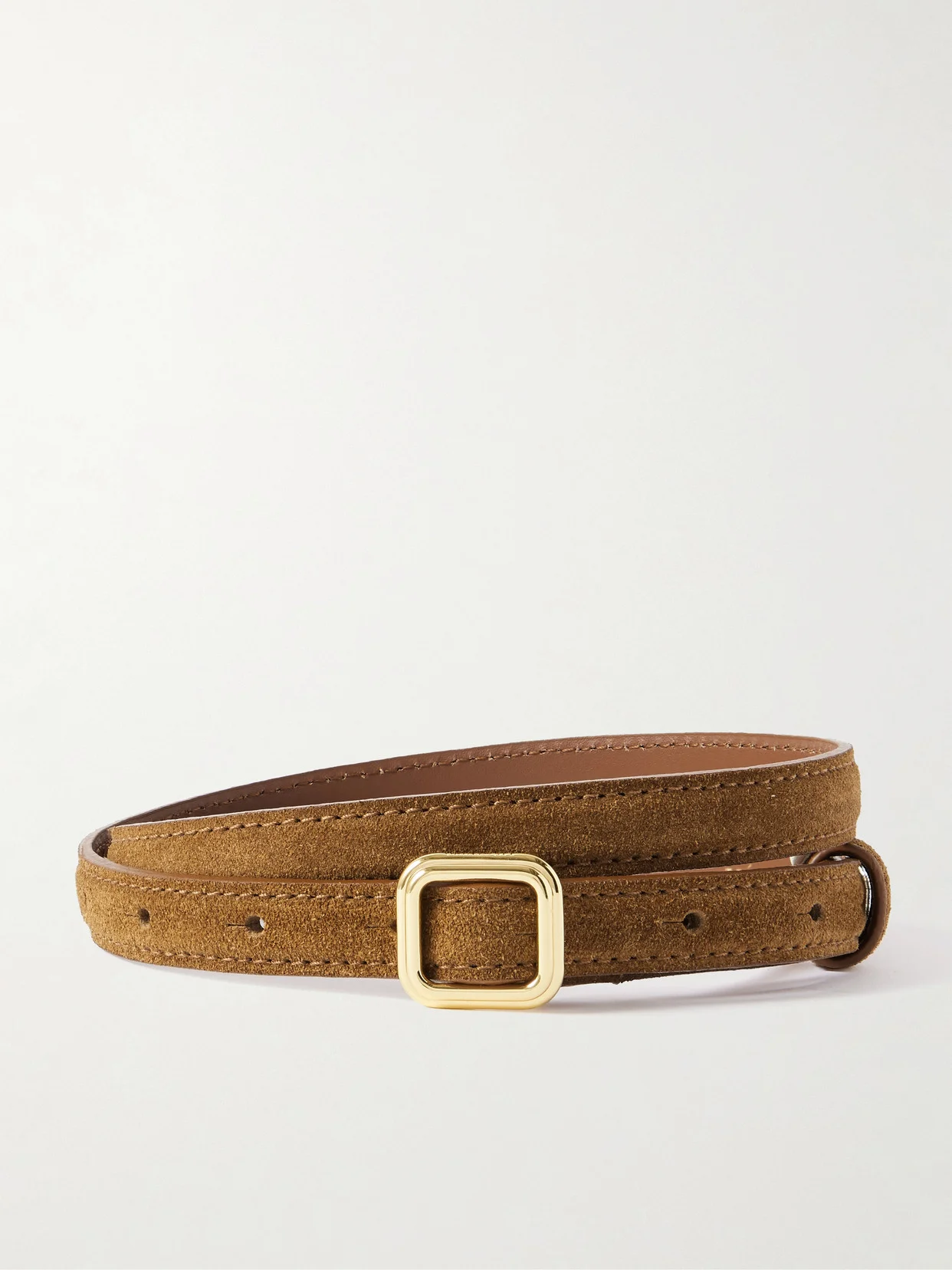 The Georgia Slim Suede Belt - 1