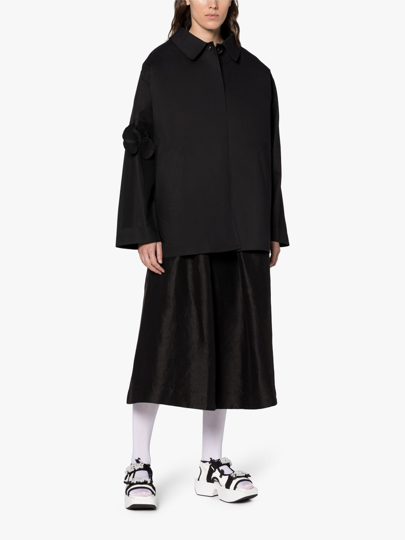 CECILIE BAHNSEN CECILIE BAHNSEN DALLAS BLACK BONDED COTTON JACKET outlook