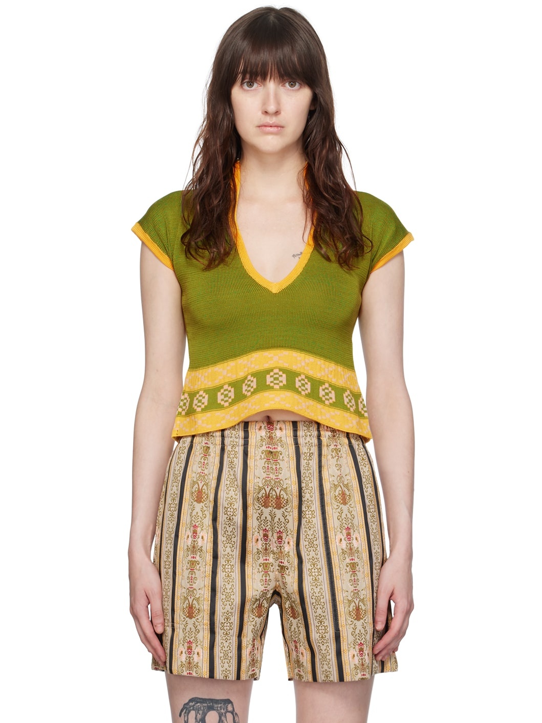 Green Wellfleet Sweater - 1