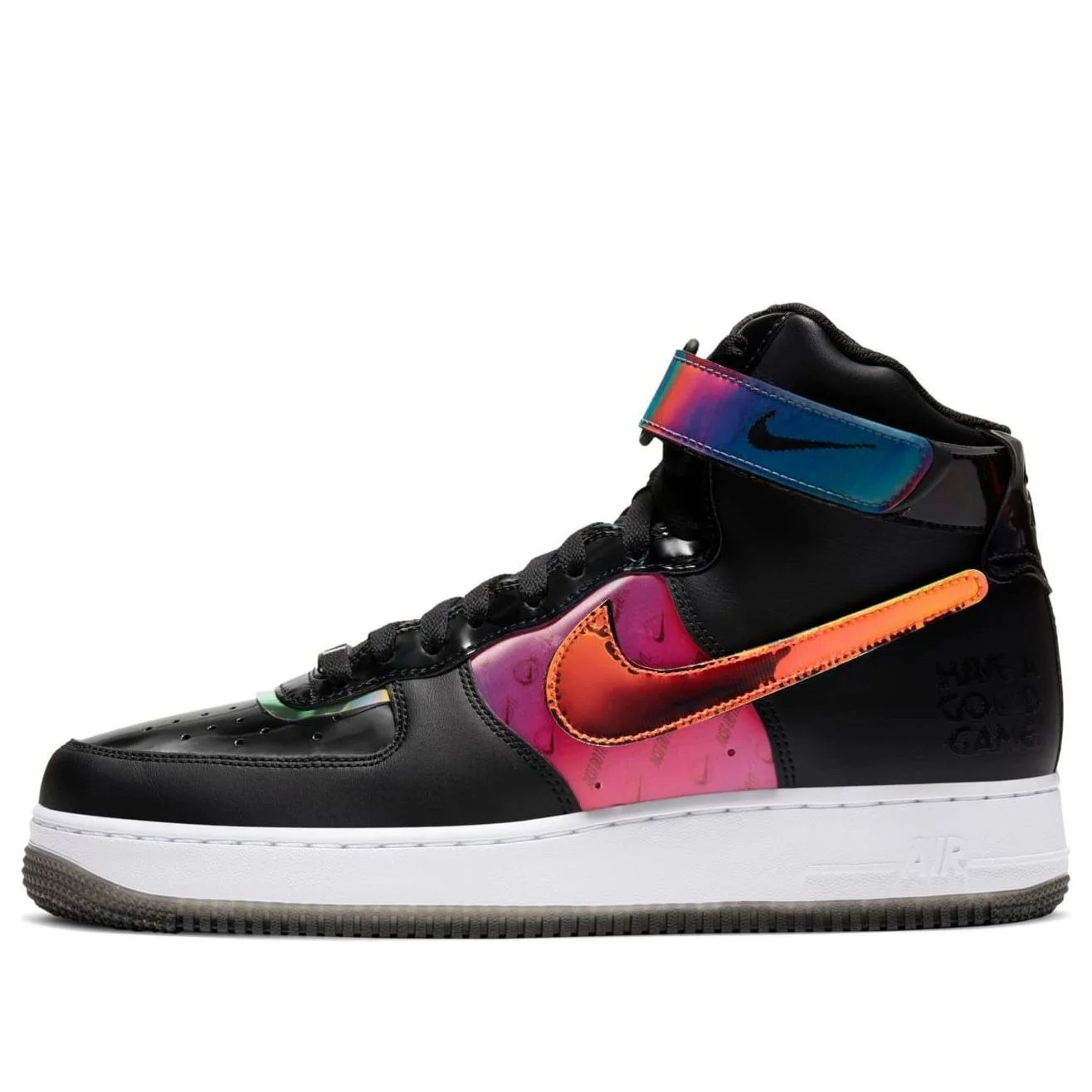 Nike Air Force 1 High 07 LV8 'Black White Bright Crimson' DC0831-101 - 1