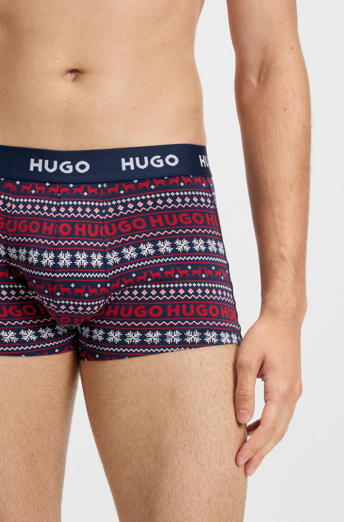THREE-PACK OF STRETCH TRUNKS IN COTTON - 4