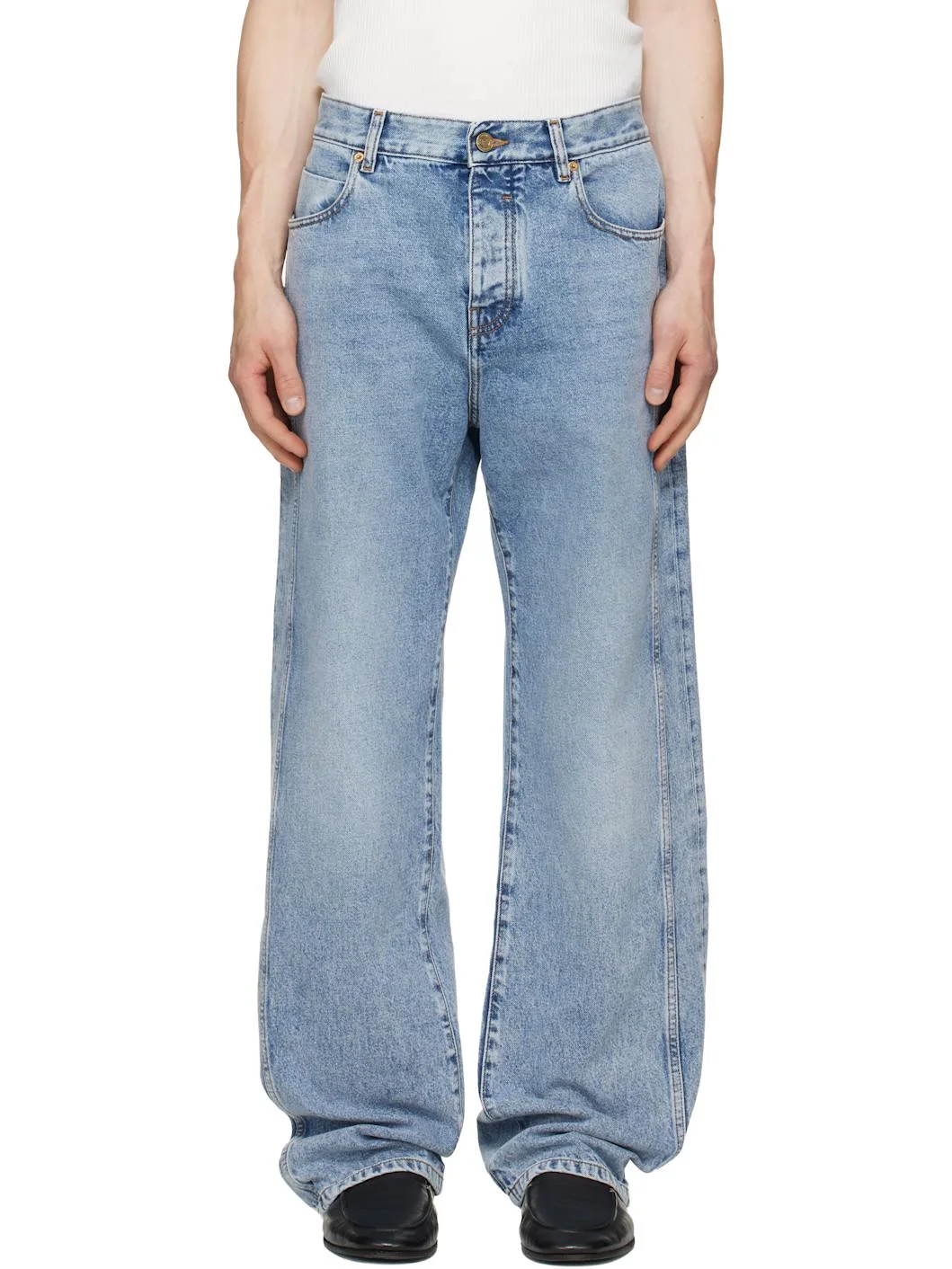 Blue Loose-Fit Jeans - 1