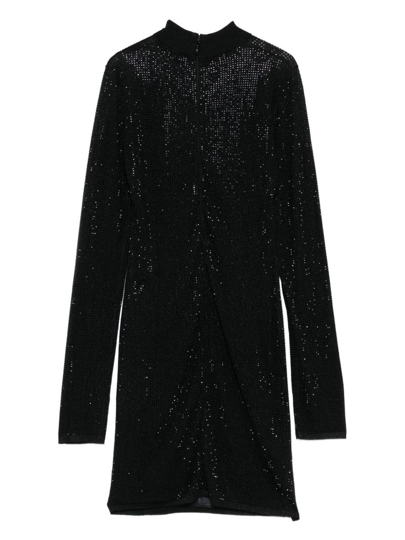 David Koma high-neck embellished mini dress outlook