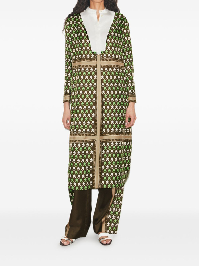 TORY BURCH silk shirt dress outlook