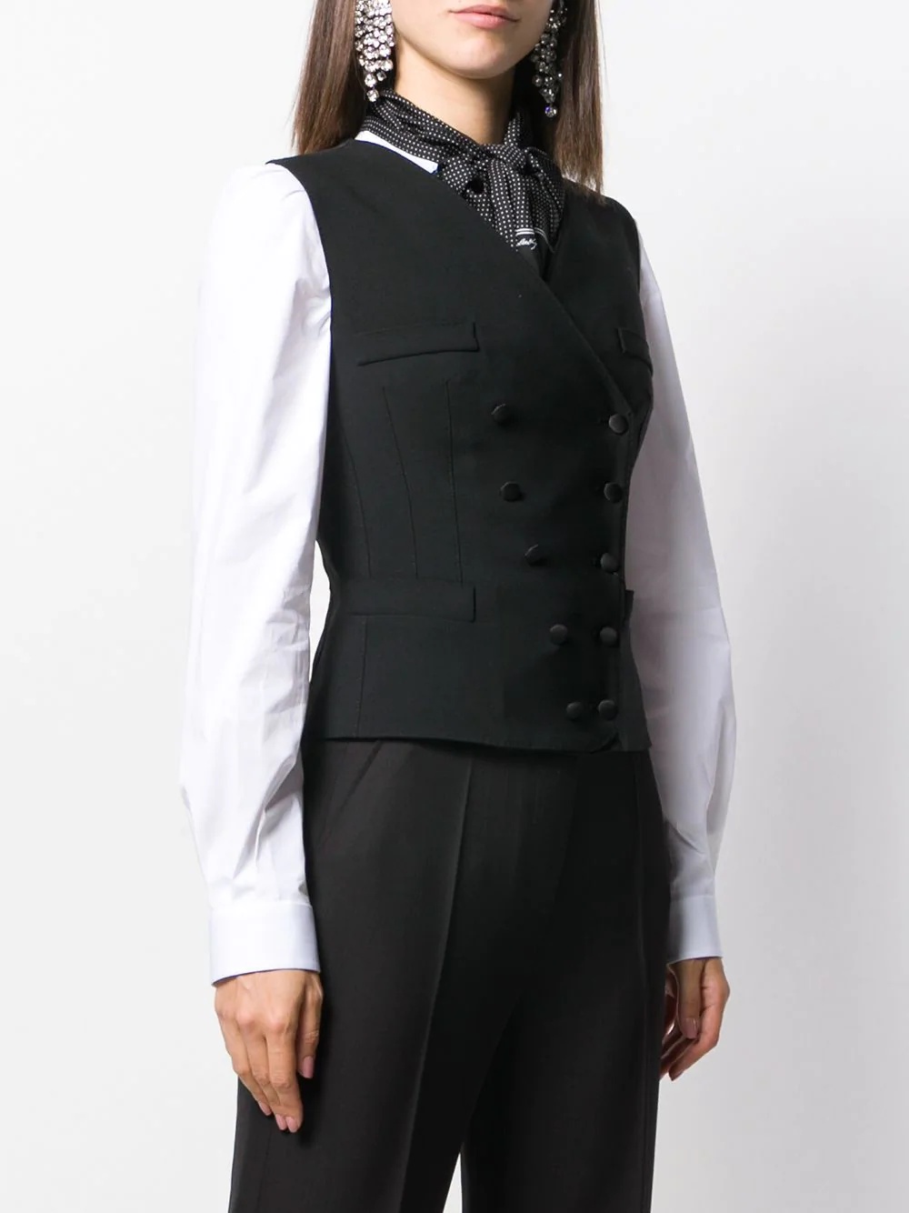 double-breasted waist coat - 3