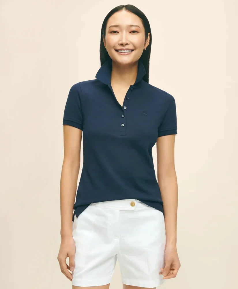 Supima® Cotton Pique Polo Shirt - 1