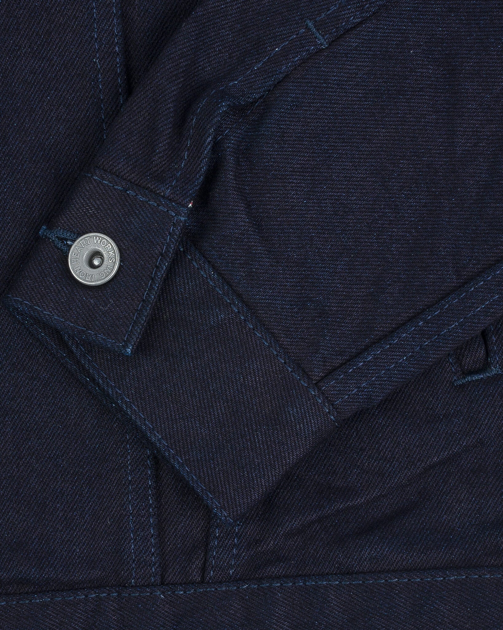 IH-526J-142ib 14oz Selvedge Denim Modified Type III Jacket -  Indigo/Black - 11