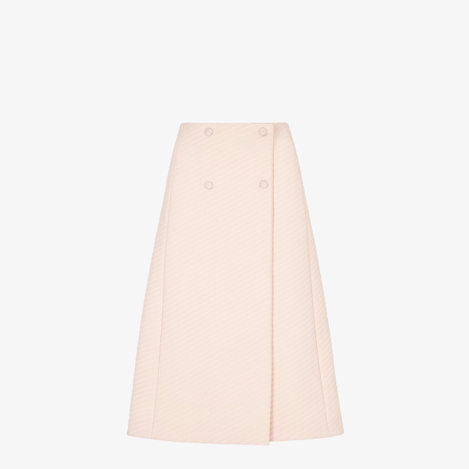 Pink Crêpe de Chine skirt - 1