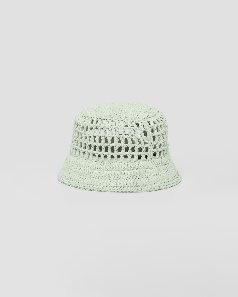 Prada Woven fabric bucket hat outlook