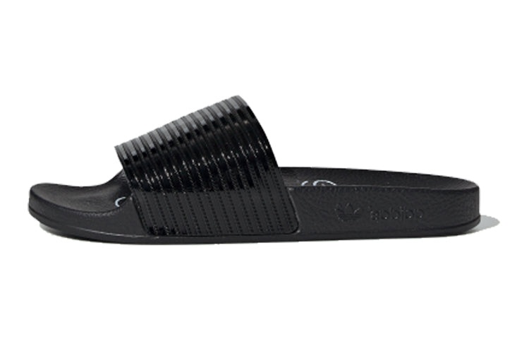 (WMNS) adidas originals Adilette W 'Black' F33934 - 2