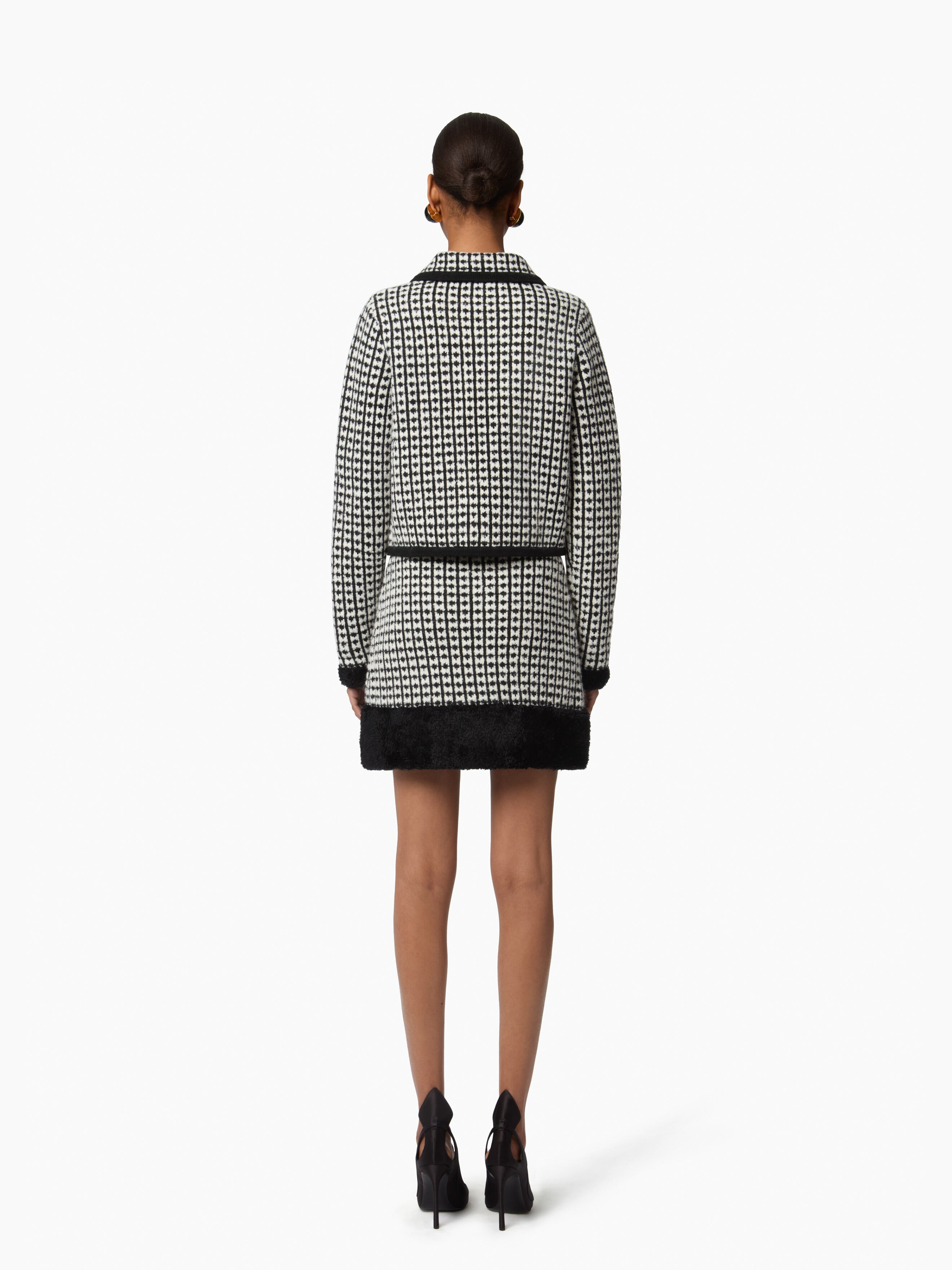 Tweed Mini Skirt - 4
