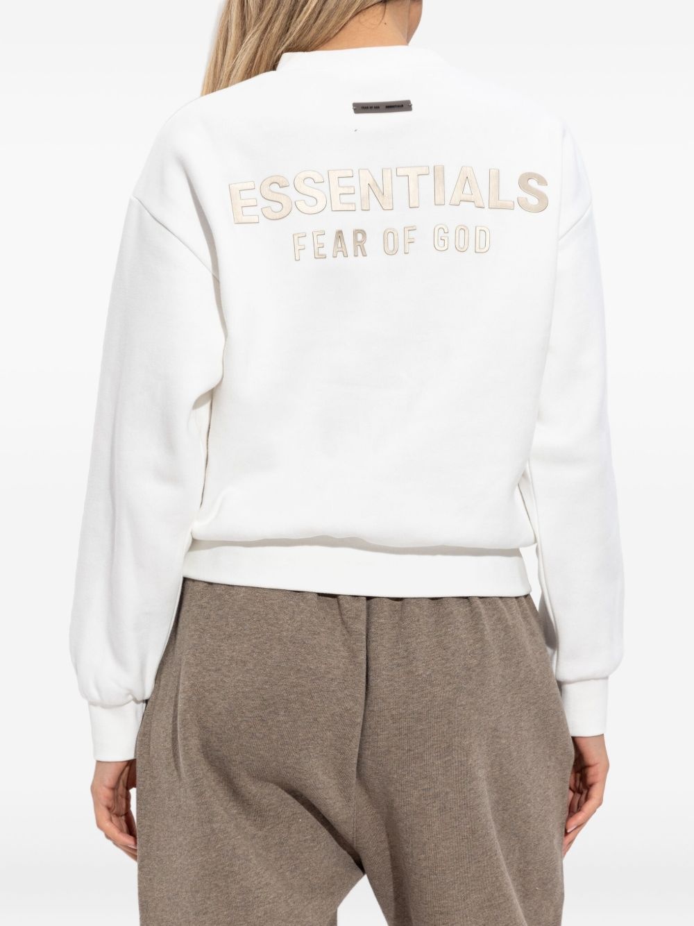 crew-neck fleece sweatshirt - 4