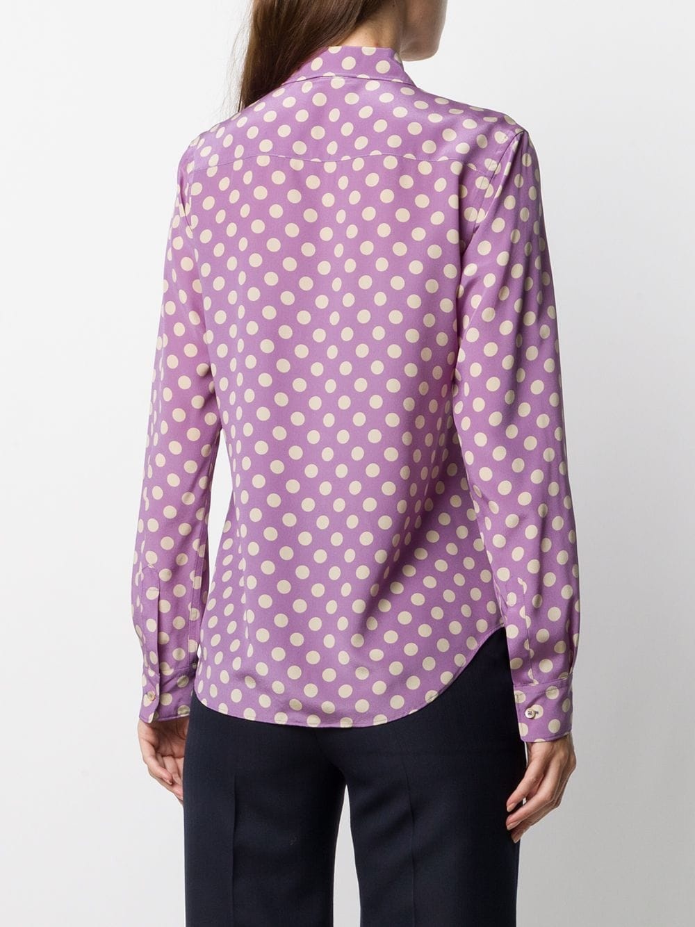 polka dot print shirt - 4