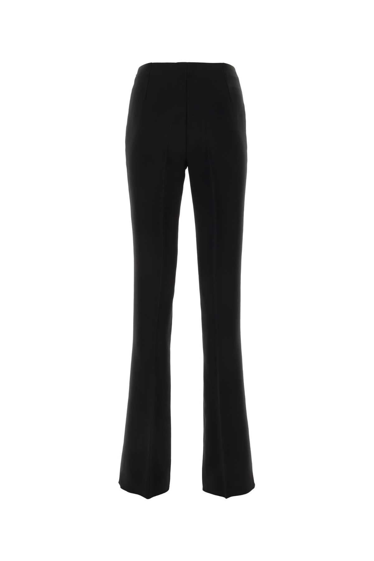 Salvatore Ferragamo Women Black Crepe Pant - 2