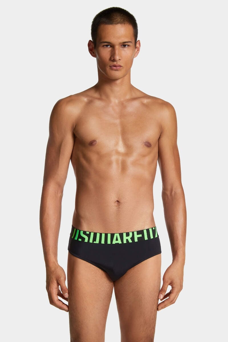 DSQUARED2 LOGO WAIST SWIM BRIEF - 3