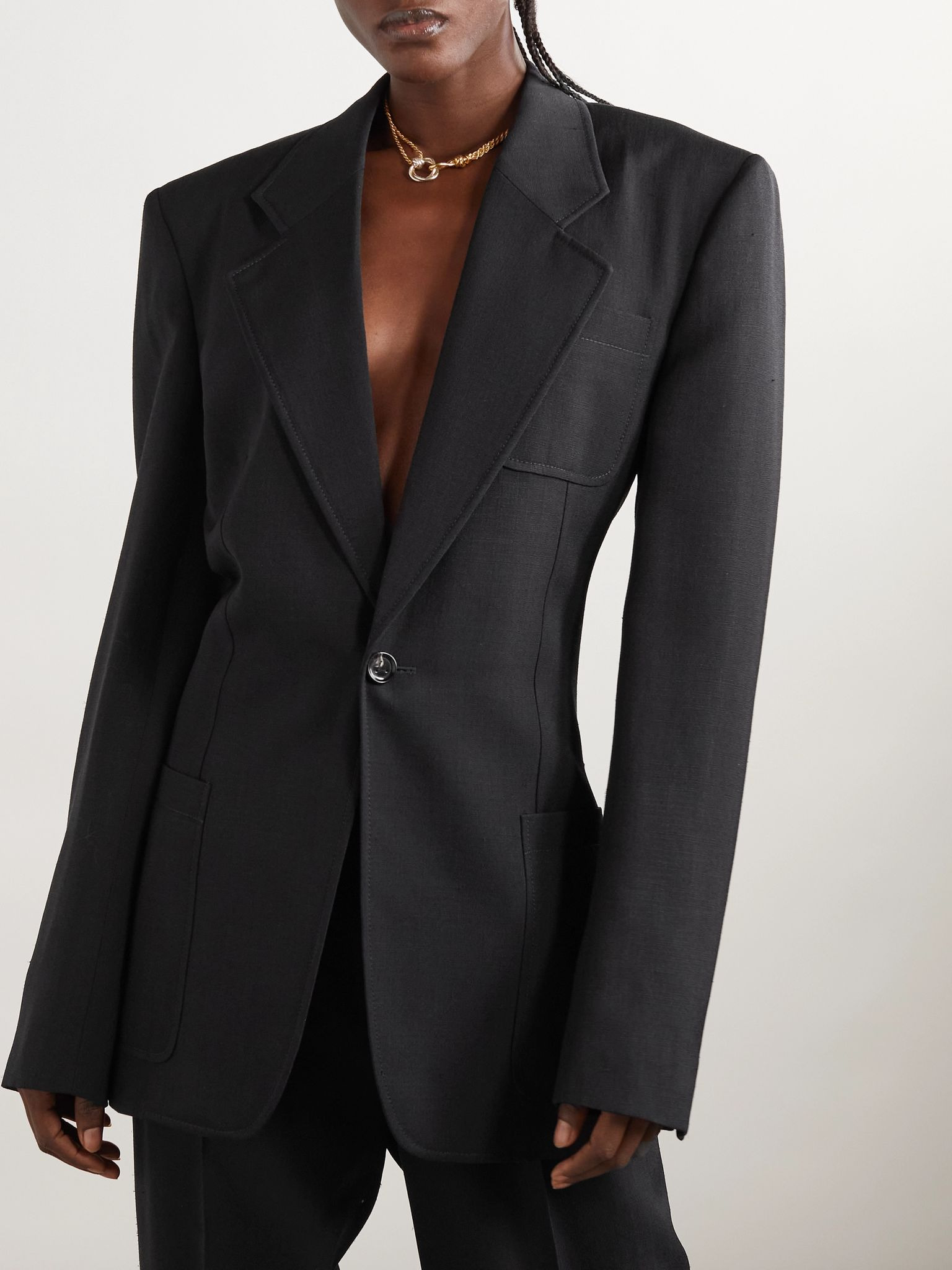 Grain de poudre blazer Black - 3