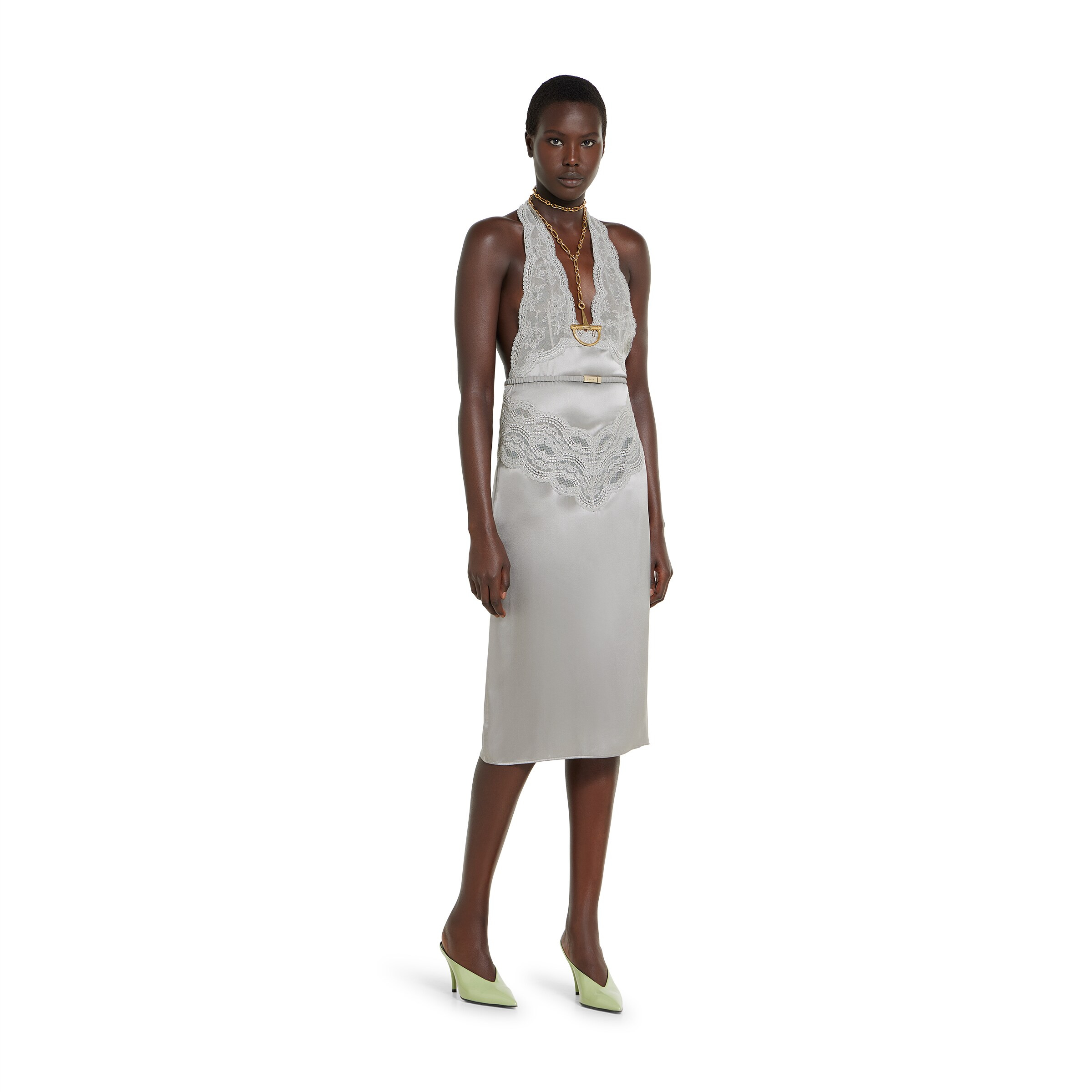 Silk satin dress - 2