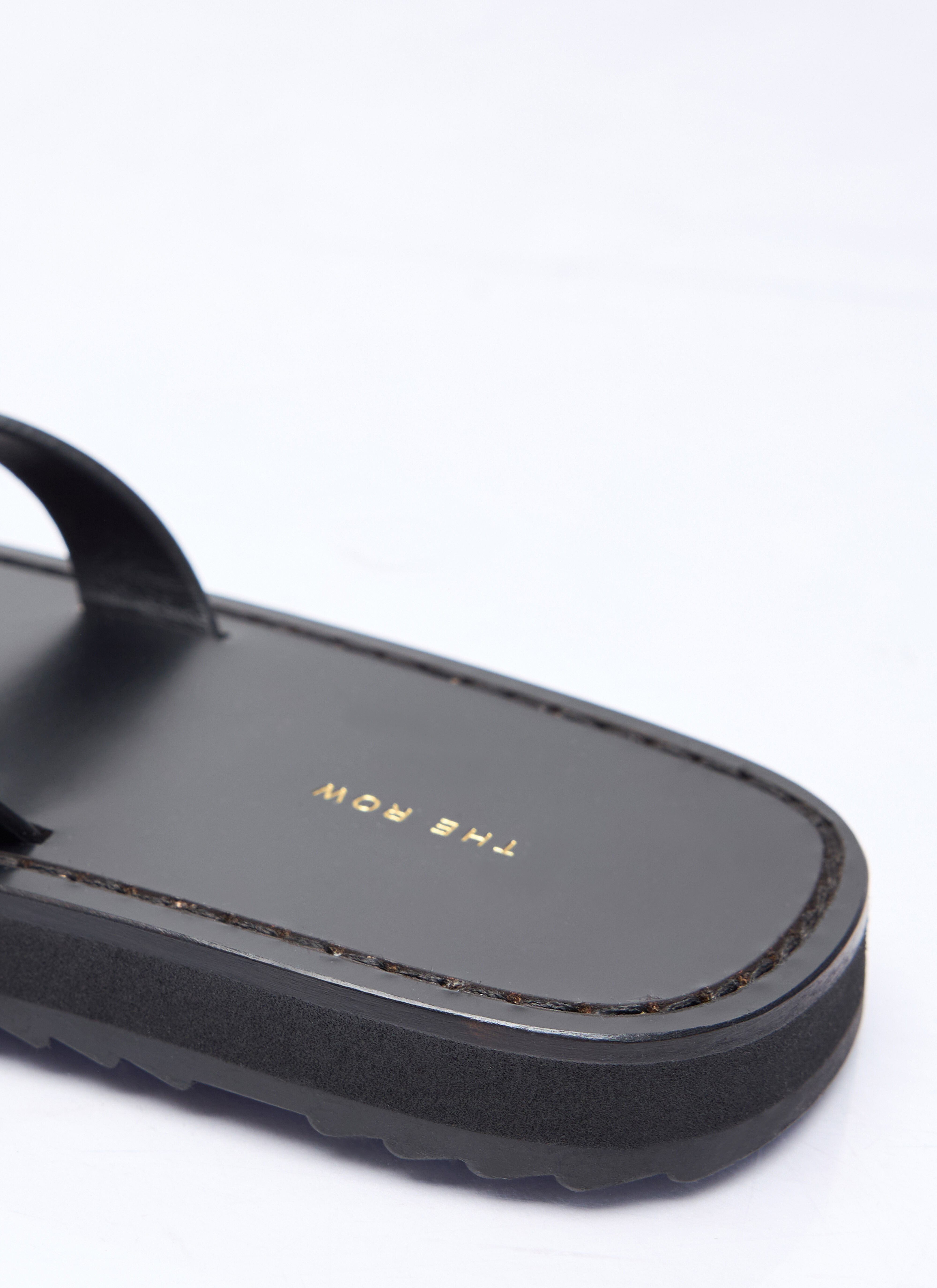 City Leather Slides - 5