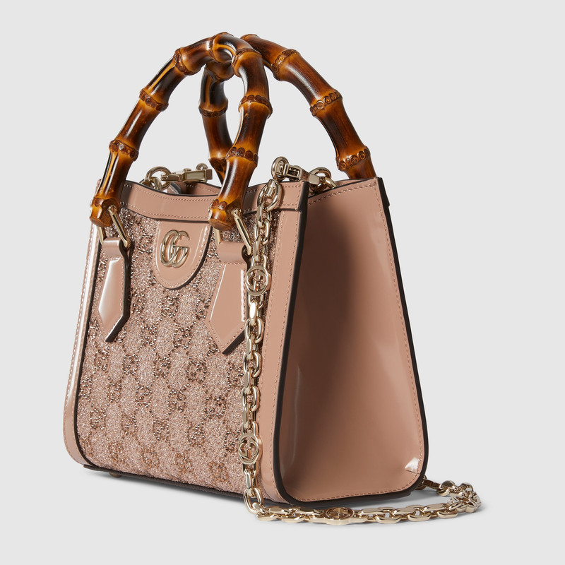 GUCCI Gucci Diana crystal mini tote bag outlook