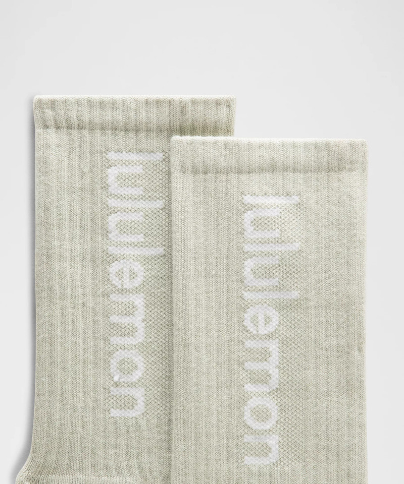 lululemon Unisex Daily Essential Crew Socks *Wordmark outlook
