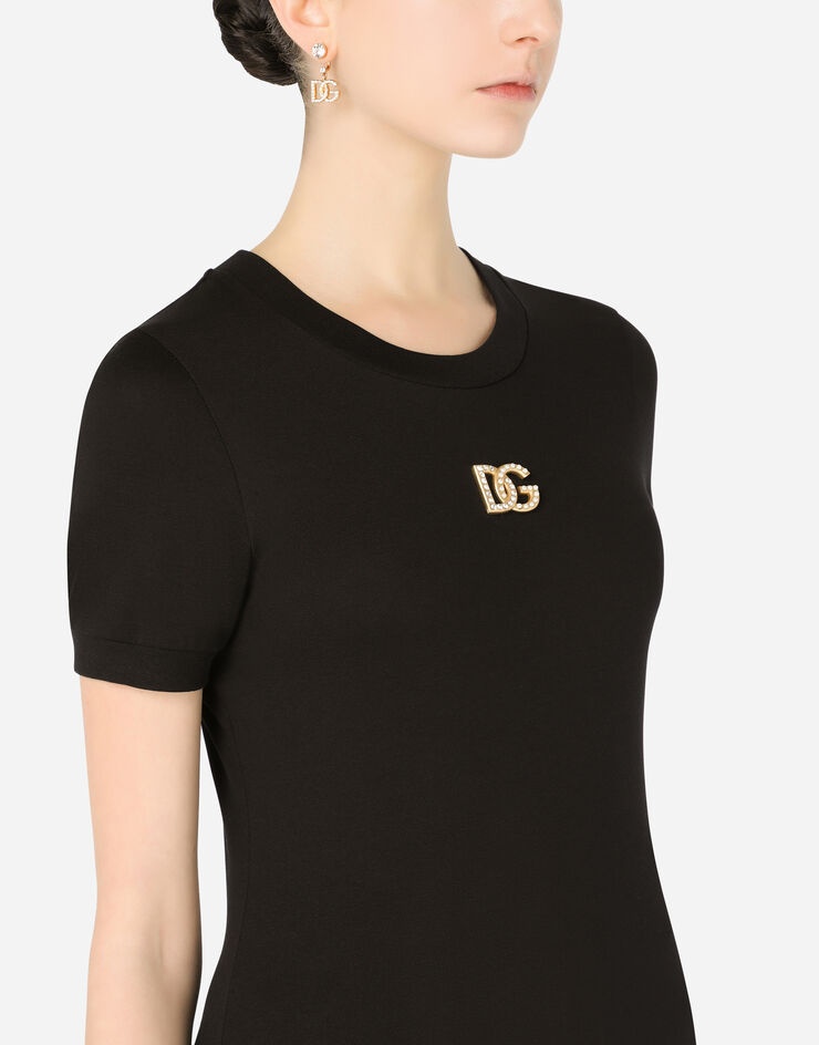 Jersey T-shirt with DG embellishment - 4