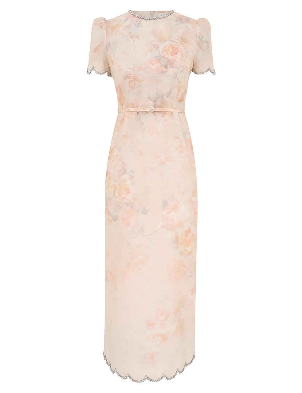 【Zimmermann】CRUSH SCALLOPED MIDI DRESS スカロップ ミディ Zimmermann CRUSH SCALLOPED MIDI DRESS | REVERSIBLE