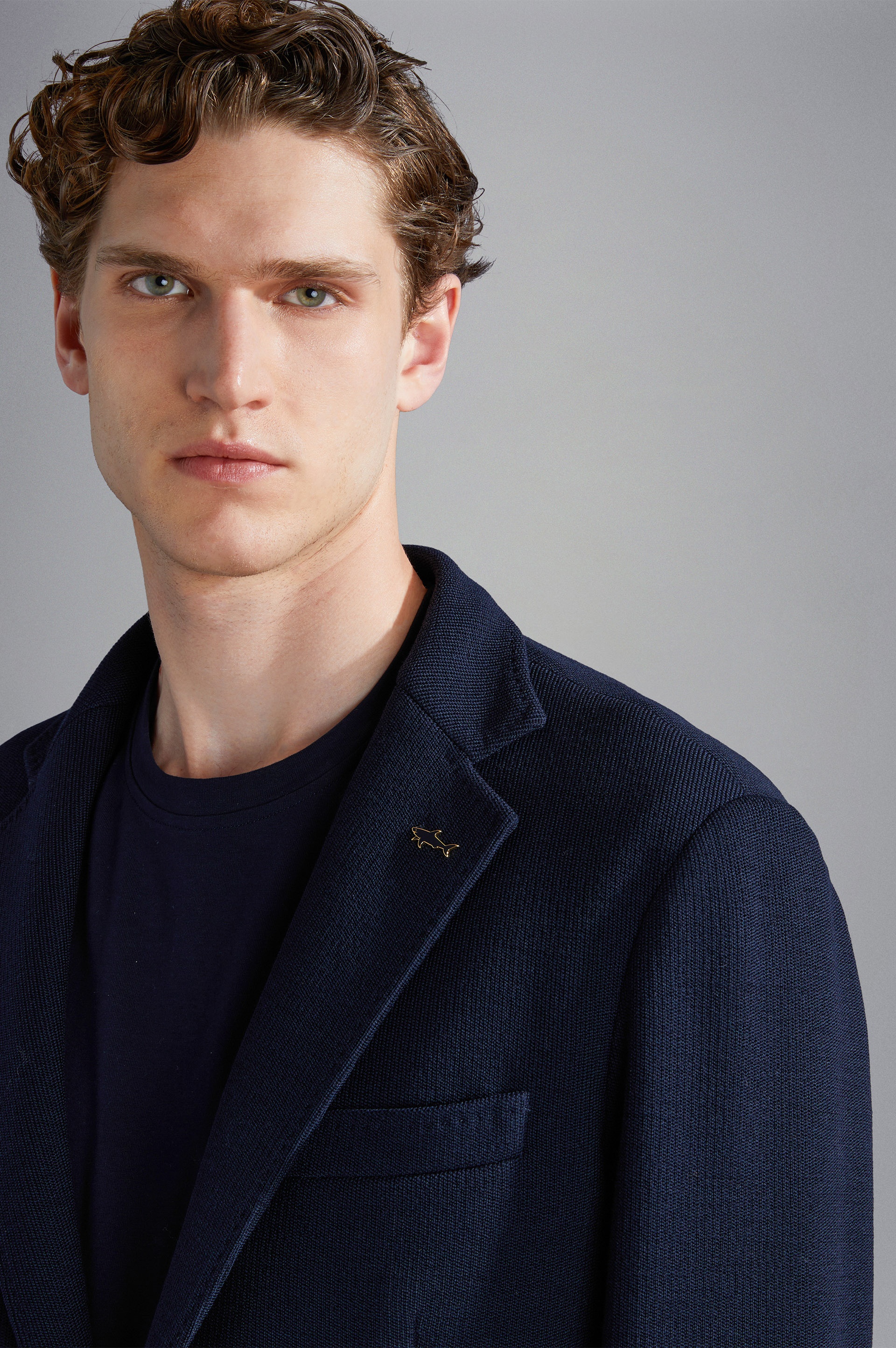 WOOL JERSEY BLAZER - 4