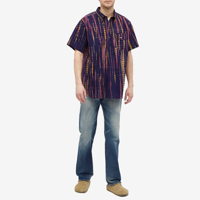 Engineered Garments Engineered Garments Short Sleeve Ikat Popover Button Down Shirt outlook