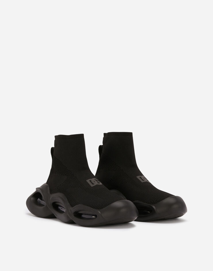 Stretch mesh Wave mid-top sneakers - 2