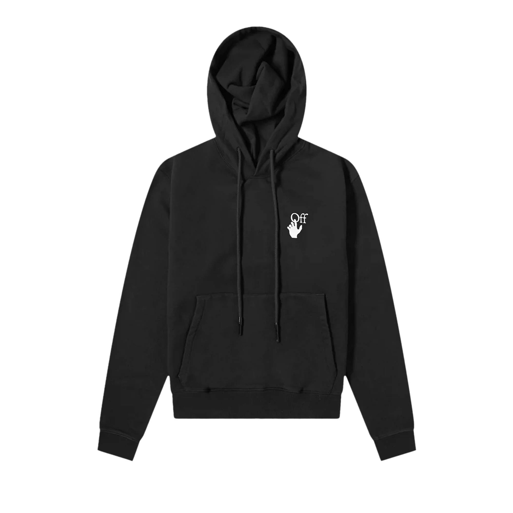 Off-White Pascal Arrow Slim Hoodie 'Black/White' - 1