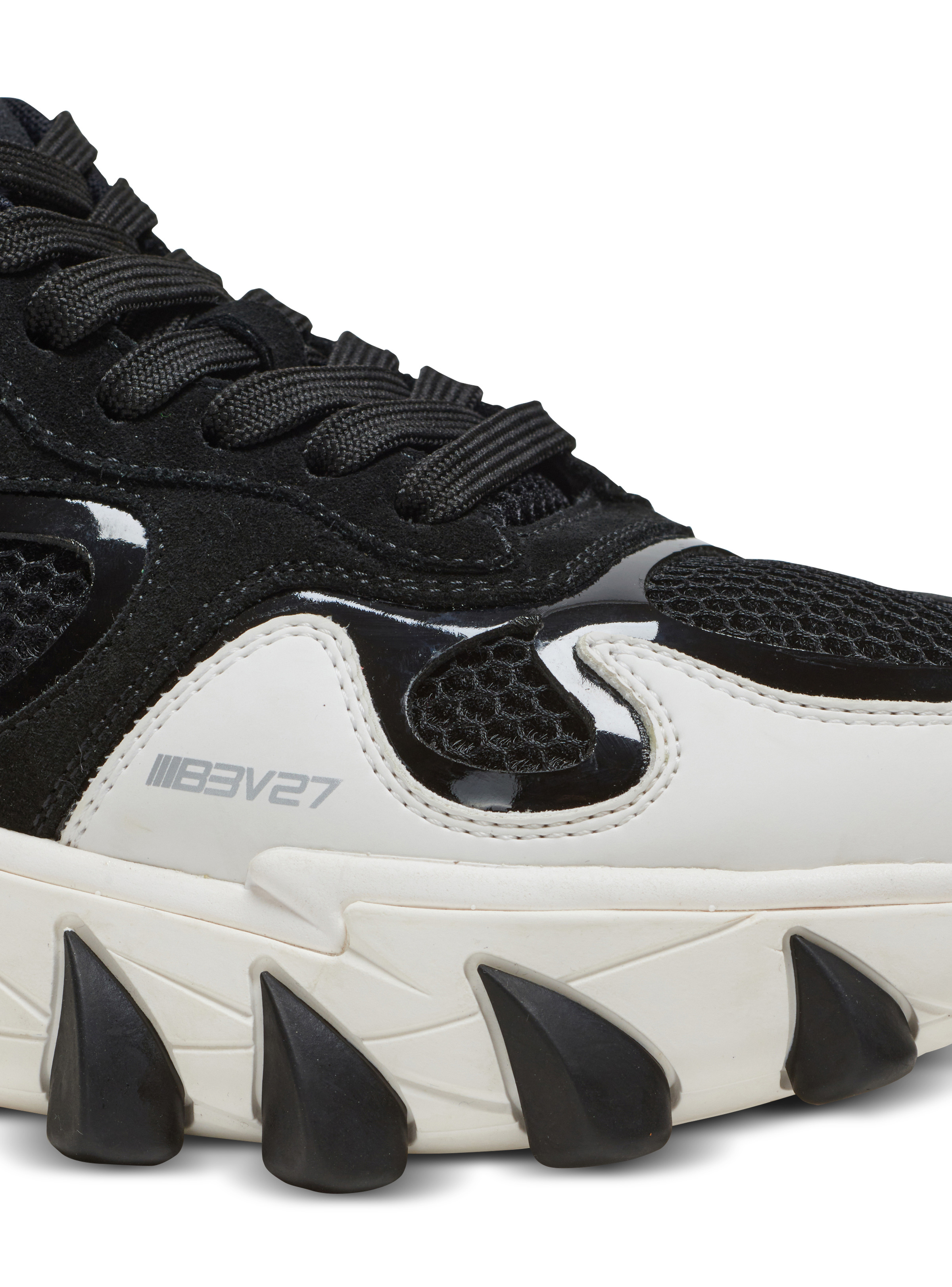 B-East trainer in leather, suede and mesh - 8