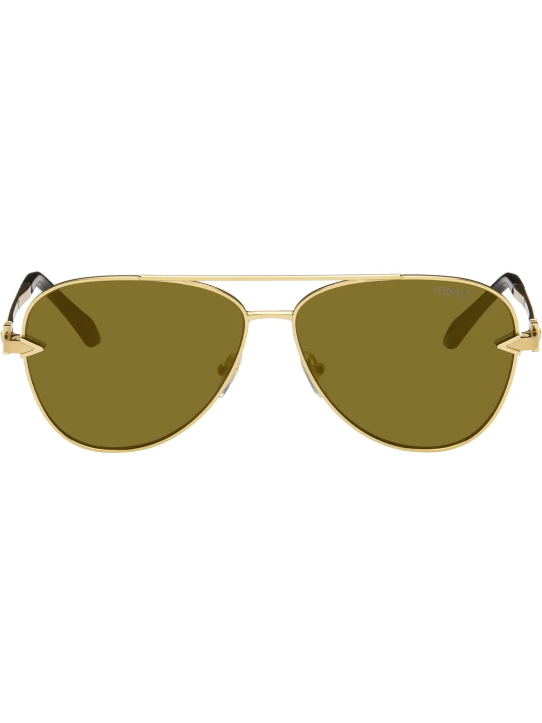 Gold Avanti Pilot Sunglasses - 1