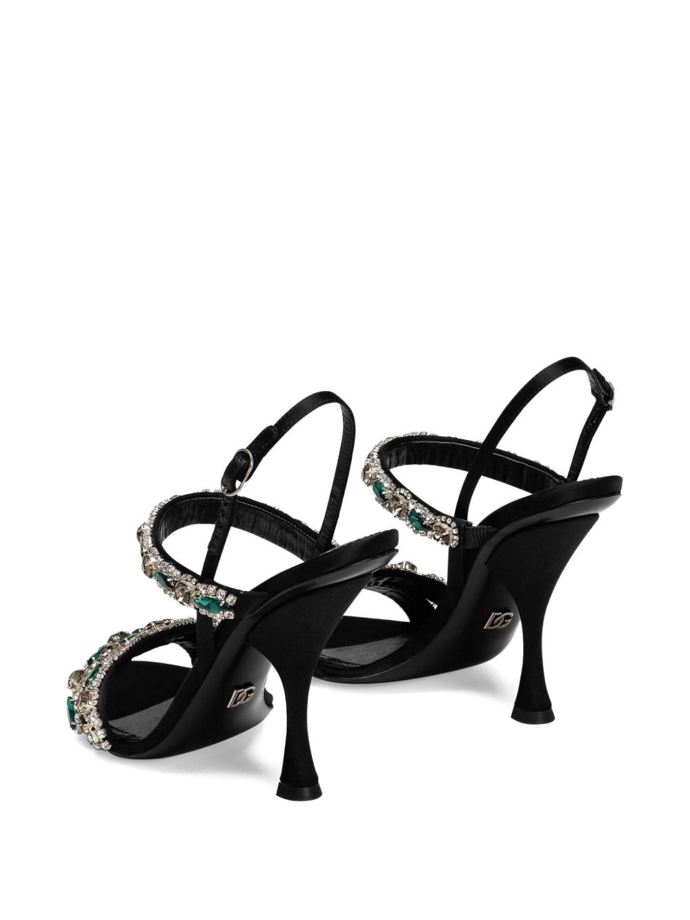 crystal-embellished sandals - 3