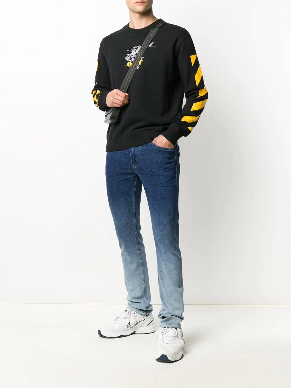 wizard embroidered sweatshirt - 2