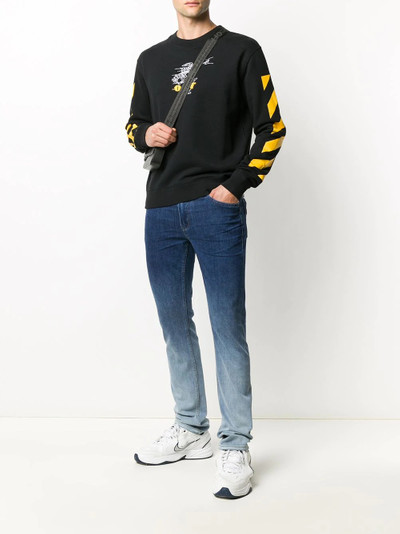 Off-White wizard embroidered sweatshirt outlook