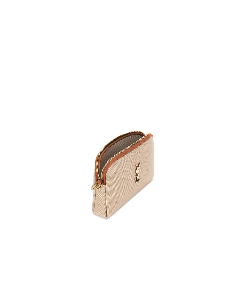 Zipped Pouch Bag With Chain - 4