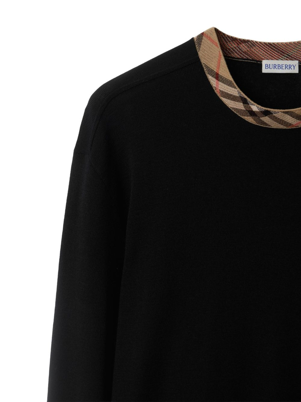 Burberry Men Wool Crew Neck Sweater - 2